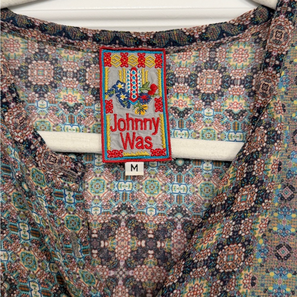 Johnny Was Geometric Tunic - Picture 2 of 3